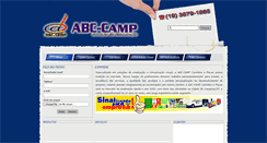 Desktop Screenshot of abccamp.com.br